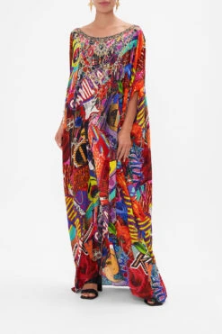 ROUND NECK KAFTAN RADICAL REBIRTH -Vivid Couture CAMILLA 00020751 RADICAL REBIRTH ROUND NECK KAFTAN 1