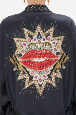 LONG ROBE WITH NARROW COLLAR RADICAL REBIRTH -Vivid Couture CAMILLA 00020760 LONG ROBE WITH NARROW COLLAR RADICAL REBIRTH 6