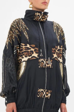 PANELLED YOKE PARKA CHAOS IN THE COSMOS -Vivid Couture CAMILLA 00020767 CHAOSINTHECOSMOS PANELLEDYOKEPARKA 5