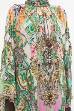 HIGH NECK RUFFLE KAFTAN LOST CITY -Vivid Couture CAMILLA 00020804 HIGH NECK RUFFLE KAFTAN LOST CITY 5