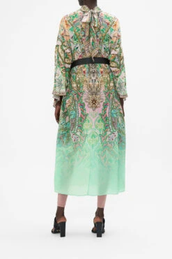 HIGH NECK RUFFLE KAFTAN LOST CITY -Vivid Couture CAMILLA 00020804 HIGH NECK RUFFLE KAFTAN LOST CITY MODEST 2