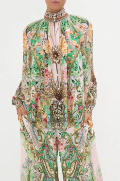 RAGLAN BUTTON UP SHIRT LOST CITY -Vivid Couture CAMILLA 00020806 RAGLAN BUTTON UP SHIRT LOST CITY 4