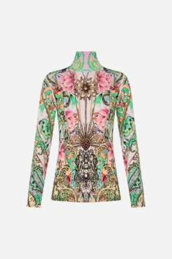 JERSEY TURTLENECK LOST CITY -Vivid Couture CAMILLA 00020808 JERSEY TURTLENECK LOST CITY GHOST