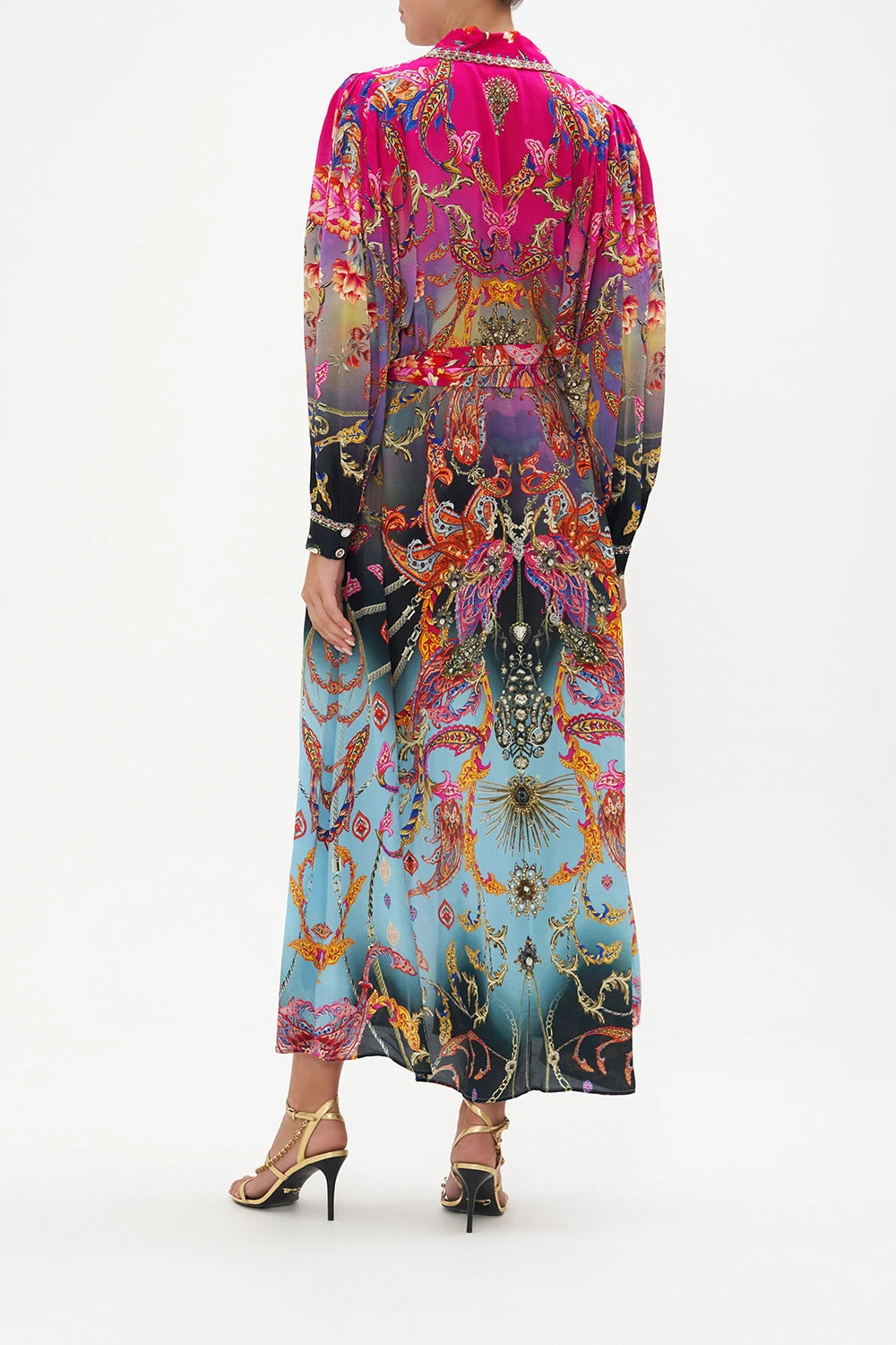 CURVED COLLAR SHIRT DRESS WHAT LIES BENEATH 4 CURVED COLLAR SHIRT DRESS WHAT LIES BENEATH - Image 2