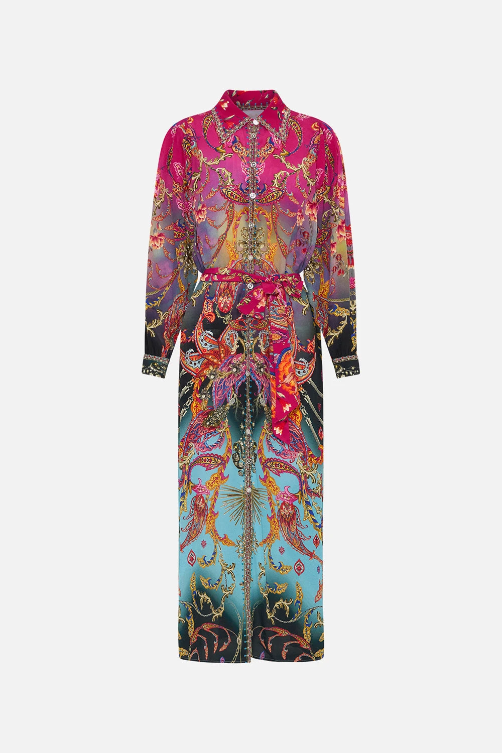 CURVED COLLAR SHIRT DRESS WHAT LIES BENEATH 5 CURVED COLLAR SHIRT DRESS WHAT LIES BENEATH - Image 3