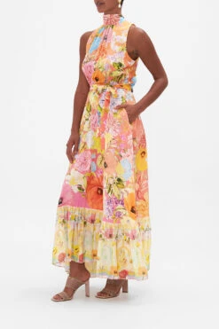 NECKTIE DRESS WITH ELASTICATED WAIST SOLAR FLARE -Vivid Couture CAMILLA 00020887 NECKTIE DRESS WITH ELASTICATED WAIST SOLAR FLARE 2