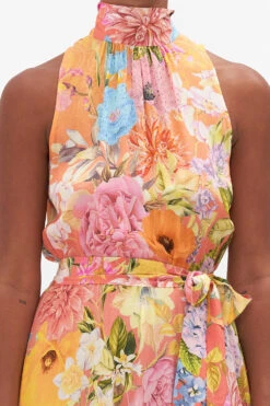 NECKTIE DRESS WITH ELASTICATED WAIST SOLAR FLARE -Vivid Couture CAMILLA 00020887 NECKTIE DRESS WITH ELASTICATED WAIST SOLAR FLARE 5