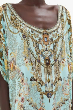 SHORT ROUND NECK KAFTAN ADIEU YESTERDAY -Vivid Couture CAMILLA 00021005 SHORT ROUND NECK KAFTAN ADIEU YESTERDAY 5