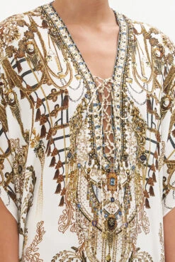 SHORT LACE UP KAFTAN ROAD TO RICHESSE -Vivid Couture CAMILLA 00021009 SHORT LACE UP KAFTAN ROAD TO RICHESSE 5