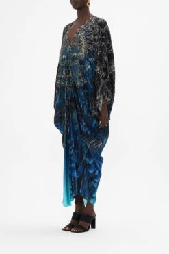 T SHAPE LONG KAFTAN GROUND CONTROL -Vivid Couture CAMILLA 00021032 T SHAPE LONG KAFTAN GROUND CONTROL 2