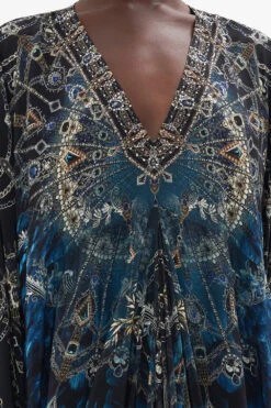 T SHAPE LONG KAFTAN GROUND CONTROL -Vivid Couture CAMILLA 00021032 T SHAPE LONG KAFTAN GROUND CONTROL 5