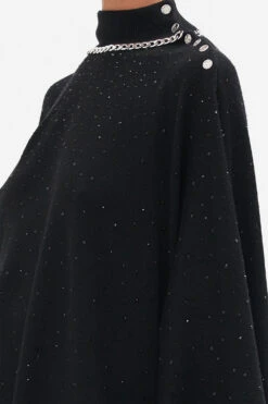 HIGH NECK HANDKERCHIEF PONCHO CHAOS MAGIC 14 HIGH NECK HANDKERCHIEF PONCHO CHAOS MAGIC -Vivid Couture CAMILLA 00021092 CHAOSMAGIC HIGHNECKHANDKERCHIEFPONCHO 5