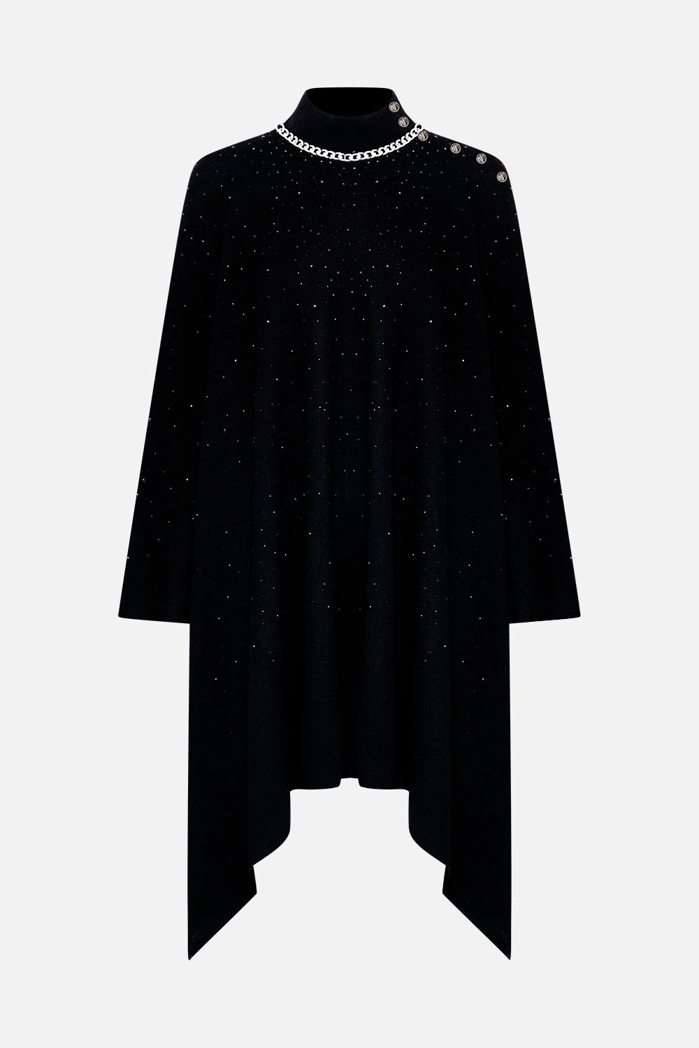 HIGH NECK HANDKERCHIEF PONCHO CHAOS MAGIC 5 HIGH NECK HANDKERCHIEF PONCHO CHAOS MAGIC - Image 3