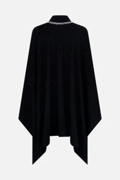 HIGH NECK HANDKERCHIEF PONCHO CHAOS MAGIC 15 HIGH NECK HANDKERCHIEF PONCHO CHAOS MAGIC -Vivid Couture CAMILLA 00021092 HIGH NECK HANDKERCHIEF PONCHO CHAOS MAGIC GHOST 2