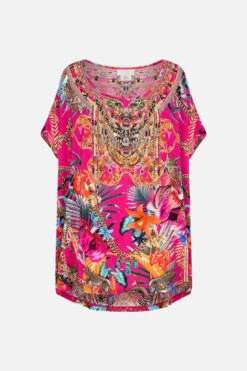 LOOSE FIT TEE GAIAS GIRL -Vivid Couture CAMILLA 00021396 LOOSE FIT TEE GIAIS GIRL GHOST