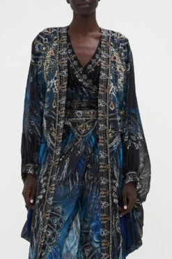 DRAMATIC SLEEVE COCOON LAYER GROUND CONTROL -Vivid Couture CAMILLA 00021452 DRAMATIC SLEEVE COCOON LAYER GROUND CONTROL 4