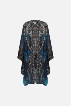 DRAMATIC SLEEVE COCOON LAYER GROUND CONTROL -Vivid Couture CAMILLA 00021452 DRAMATIC SLEEVE COCOON LAYER GROUND CONTROL GHOST