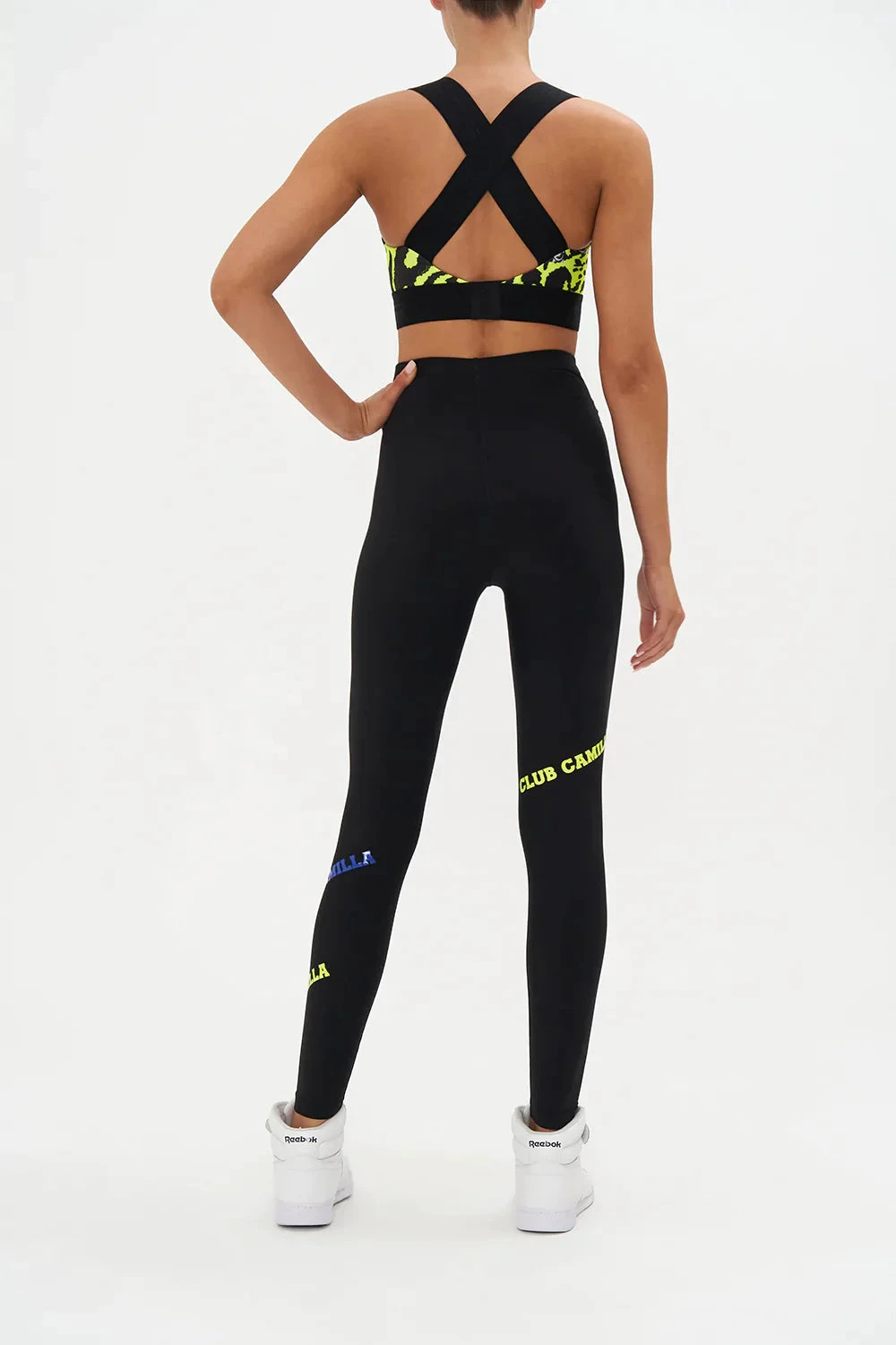 JACQUARD ELASTIC STRAP BRA WITH CENTRE FRONT CUT OUT KAT KINGDOM - Image 2