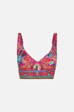 V-NECK ACTIVE CROP GAIAS GIRL -Vivid Couture CAMILLA 00021613 V NECK ACTIVE CROP GAIAS GIRL GHOST