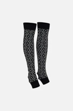 KNITTED SLOUCH LEG WARMERS LEOS SKY -Vivid Couture CAMILLA 00021646 KNITTED SLOUCH LEG WARMERS LEOS SKY GHOST 2