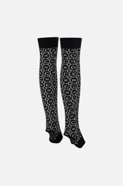 KNITTED SLOUCH LEG WARMERS LEOS SKY -Vivid Couture CAMILLA 00021646 KNITTED SLOUCH LEG WARMERS LEOS SKY GHOST 3