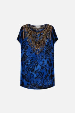 LOOSE FIT TEE CAT GOT YOUR TONGUE -Vivid Couture CAMILLA 00021648 LOOSE FIT TEE CAT GOT YOUR TONGUE GHOST 1