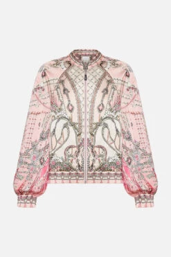 PANELLED SLEEVE BLOUSON BOMBER STARSHIP SISTAS -Vivid Couture CAMILLA 00021658 PANELLED SLEEVE BLOUSON BOMBER STARSHIP SISTAS GHOST 1