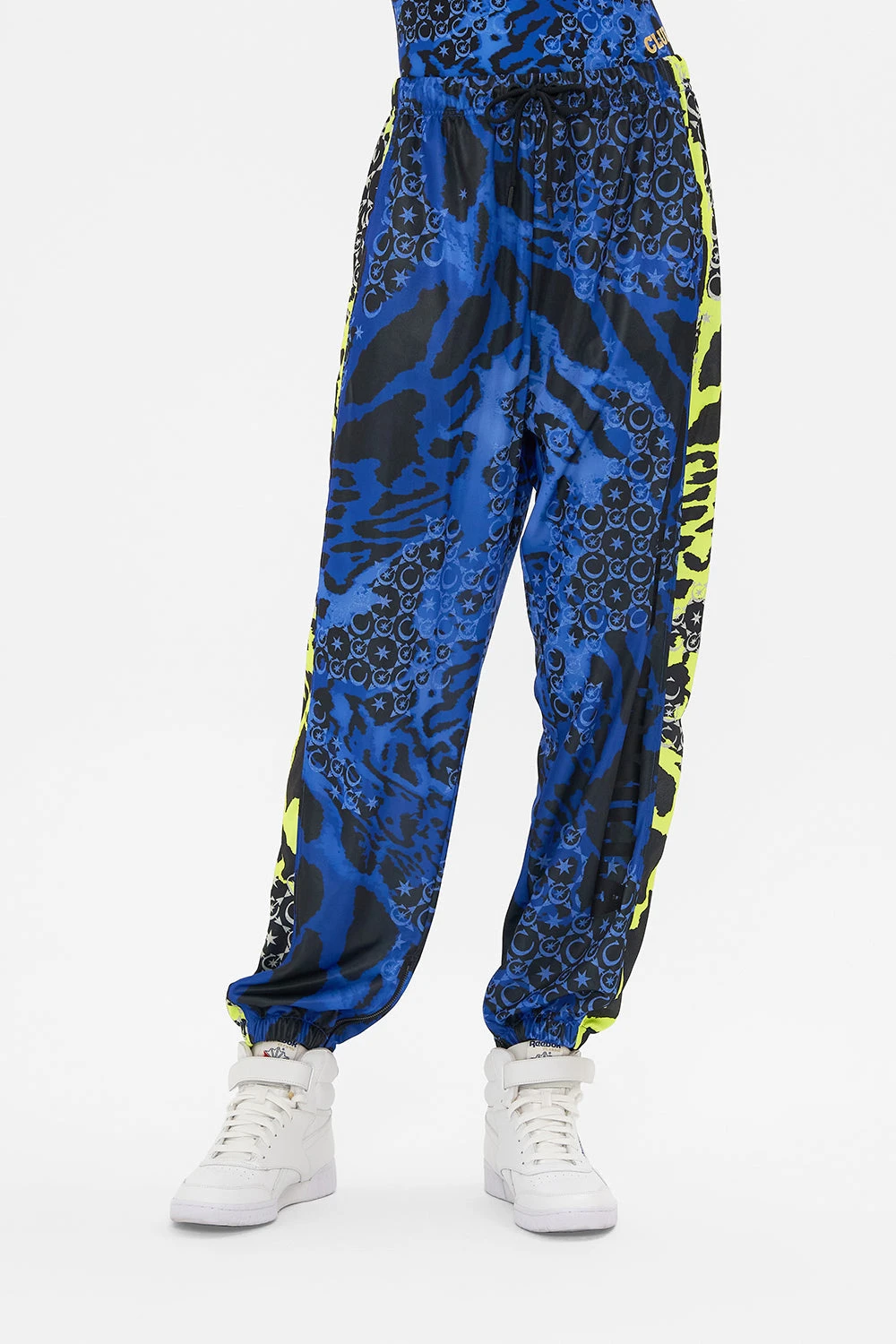 SWEAT PANTS FOLDED WAISTBAND AND HEM ZIP CAT GOT YOUR TONGUE - Image 5