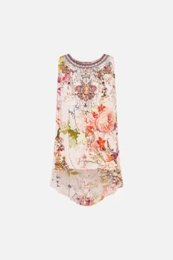 BUTTON BACK TOP ST GERMAINS GIRL -Vivid Couture CAMILLA 00021806 BUTTON BACK TOP ST GERMAINS GIRL GHOST