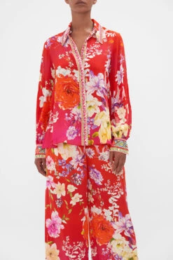 CURVED COLLAR BLOUSE KISS AND TELL -Vivid Couture CAMILLA 00022055 CURVED COLLAR BLOUSE KISS AND TELL 4