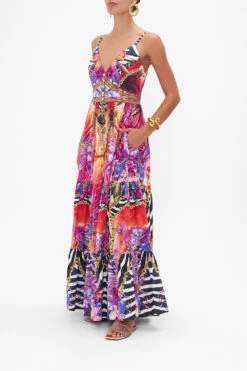 TIERED BODICE DRESS WILD LOVING -Vivid Couture CAMILLA 00022096 WILD LOVING TIERED BODICE DRESS 3