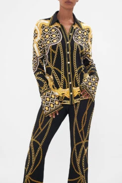 FITTED JERSEY SHIRT TETHER ME NOT 11 FITTED JERSEY SHIRT TETHER ME NOT -Vivid Couture CAMILLA 00022154 FITTED JERSEY SHIRT TETHER ME NOT 4