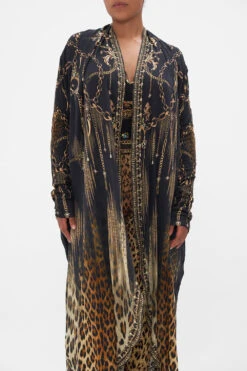 LONG CASUAL JACKET WITH POCKETS JUNGLE DREAMING 15 LONG CASUAL JACKET WITH POCKETS JUNGLE DREAMING -Vivid Couture CAMILLA 00022188 LONG CASUAL JACKET WITH POCKETS JUNGLE DREAMING 4