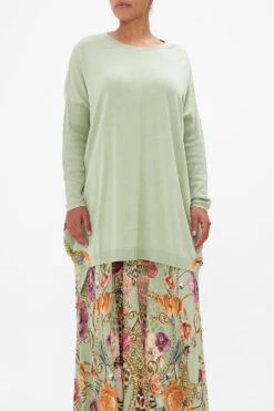 LONG SLEEVE JUMPER WITH PRINT BACK GROW AND GLOW -Vivid Couture CAMILLA 00022197 LONG SLEEVE JUMPER WITH PRINT BACK GROW AND GLOW 4