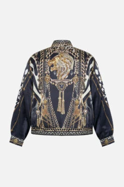 BOMBER JACKET UNTAMED ROYALTY -Vivid Couture CAMILLA 00022230 BOMBER JACKET UNTAMED ROYALTY GHOST MTL 2