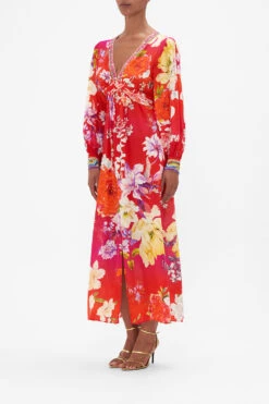 Vivid Couture -Vivid Couture CAMILLA 00022276 TWIST FRONT LONG DRESS KISS AND TELL 2