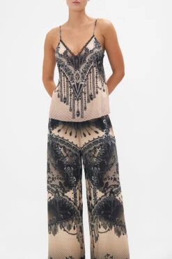 LACE TRIM CAMI CURTAIN CALL CHAOS -Vivid Couture CAMILLA 00022399 LACE TRIM CAMI CURTAIN CALL CHAOS 4