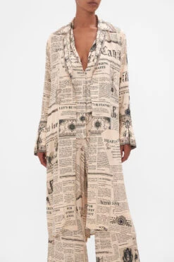 SPLIT CUFF SOFT COAT FAME FEVER -Vivid Couture CAMILLA 00022414 SPLIT CUFF SOFT COAT FAME FEVER 4