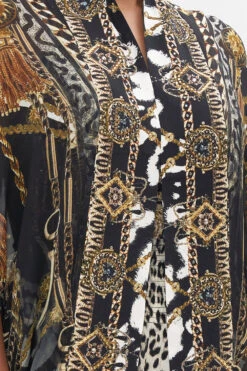 OPEN FRONT CARDI CAPE UNTAMED ROYALTY -Vivid Couture CAMILLA 00022526 OPEN FRONT CARDI CAPE UNTAMED ROYALTY 5