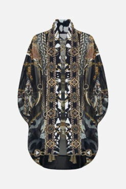 OPEN FRONT CARDI CAPE UNTAMED ROYALTY -Vivid Couture CAMILLA 00022526 OPEN FRONT CARDI CAPE UNTAMED ROYALTY GHOST 09275db8 c811 4477 8a53 e017bcfa40d3