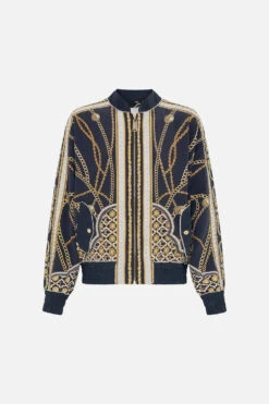 RELAXED BOMBER JACKET TETHER ME NOT -Vivid Couture CAMILLA 00022573 RELAXED BOMBER JACKET TETHER ME NOT GHOST 1