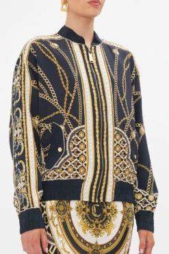 RELAXED BOMBER JACKET TETHER ME NOT -Vivid Couture CAMILLA 00022573 TETHERMENOT RELAXEDBOMBERJACKET 5