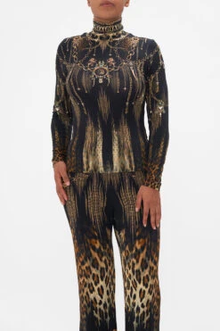 JERSEY TURTLENECK JUNGLE DREAMING -Vivid Couture CAMILLA 00022576 JERSEY TURTLENECK JUNGLE DREAMING 4