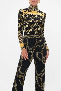 JERSEY TURTLENECK TETHER ME NOT -Vivid Couture CAMILLA 00022577 TETHER ME NOT JERSEY TURTLENECK 5