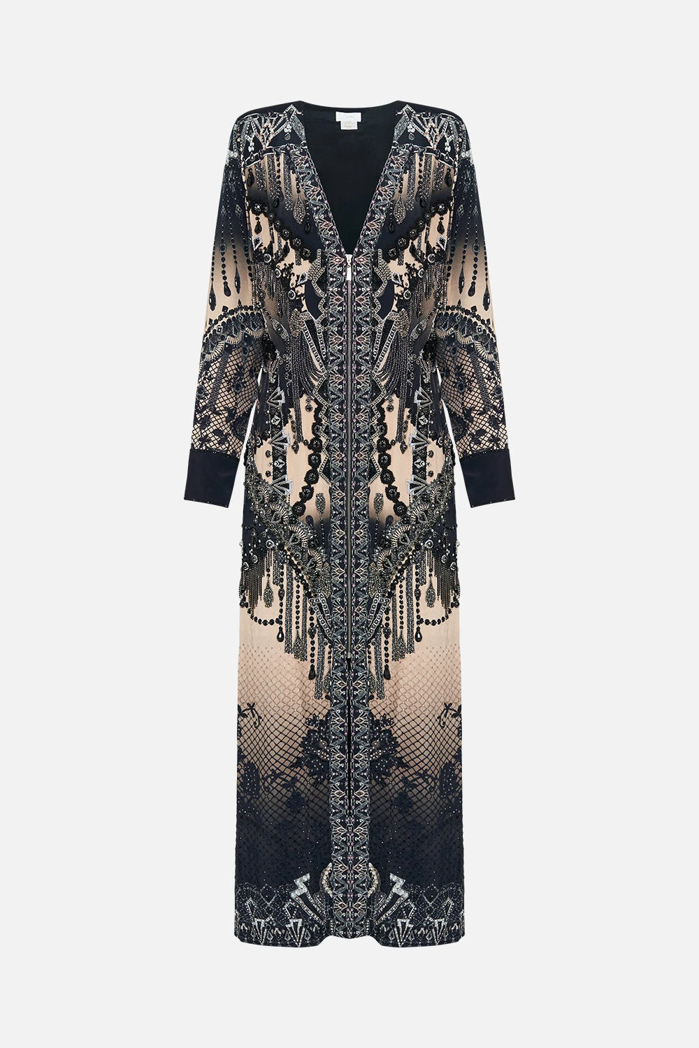 SPLIT FRONT FULL LENGTH DRESS CURTAIN CALL CHAOS - Image 6