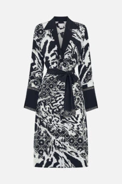 SPLIT CUFF SOFT COAT FELINE FANTASY -Vivid Couture CAMILLA 00022639 SPLIT CUFF SOFT COAT FELINE FANTASY GHOST