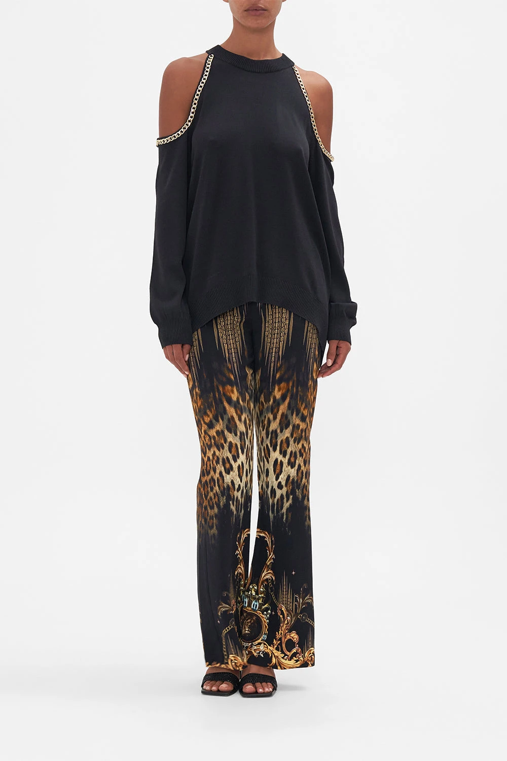 RELAXED COLD SHOULDER JUMPER TETHER ME NOT 3 RELAXED COLD SHOULDER JUMPER TETHER ME NOT