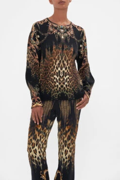 CREW NECK FULL SLEEVE JUMPER JUNGLE DREAMING -Vivid Couture CAMILLA 00022659 CREW TRIANGLE SLEEVE JUMPER JUNGLE DREAMING 4