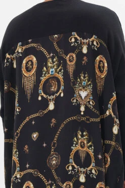 V NECK JUMPER WITH PRINT BACK JUNGLE DREAMING -Vivid Couture CAMILLA 00022660 V NECK JUMPER WITH PRINT BACK JUNGLE DREAMING 5