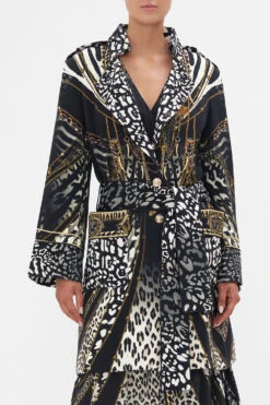 MID LENGTH MILITARY COAT UNTAMED ROYALTY -Vivid Couture CAMILLA 00022692 MID LENGTH MILITARY COAT UNTAMED ROYALTY 1